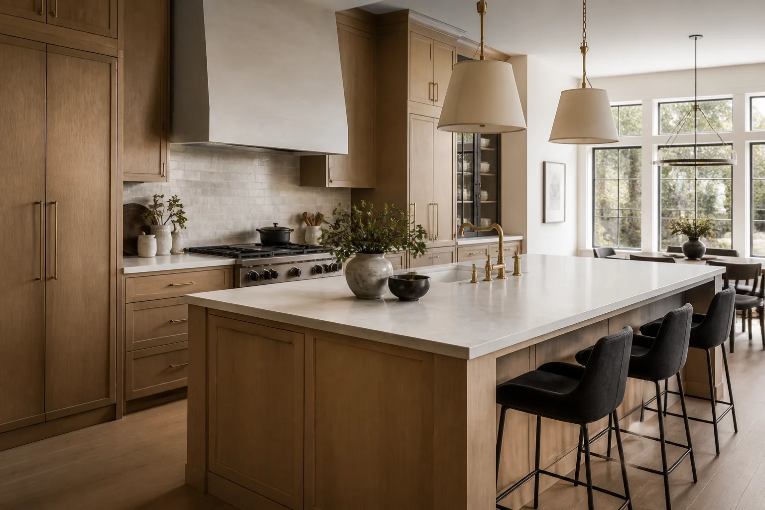 Warm luxury kitchen renovation inspiration